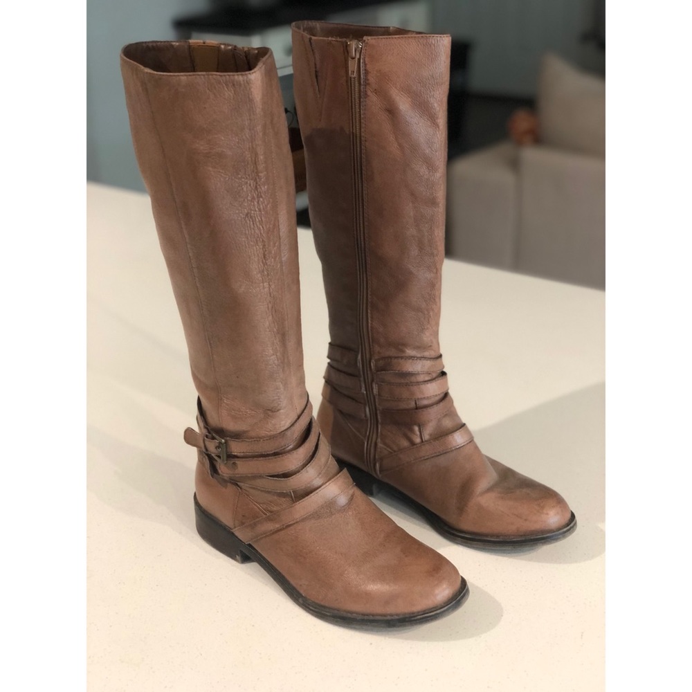 Steve Madden Brown Leather Boots